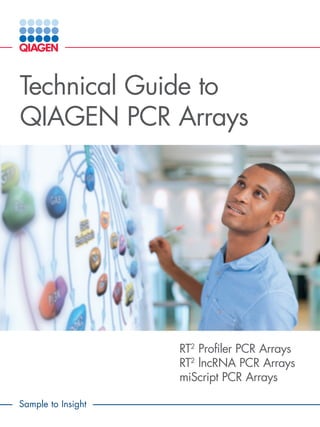 Sample to Insight
Technical Guide to
QIAGEN PCR Arrays
RT2
Profiler PCR Arrays
RT2
lncRNA PCR Arrays
miScript PCR Arrays
 