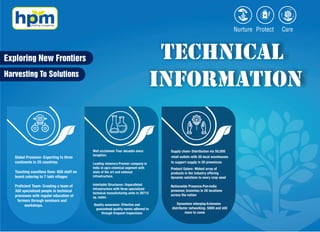 TECHNICAL
INFORMATION
 