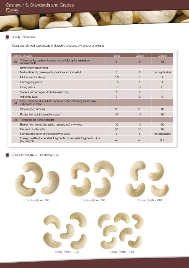 Cashew Technical Information Kit