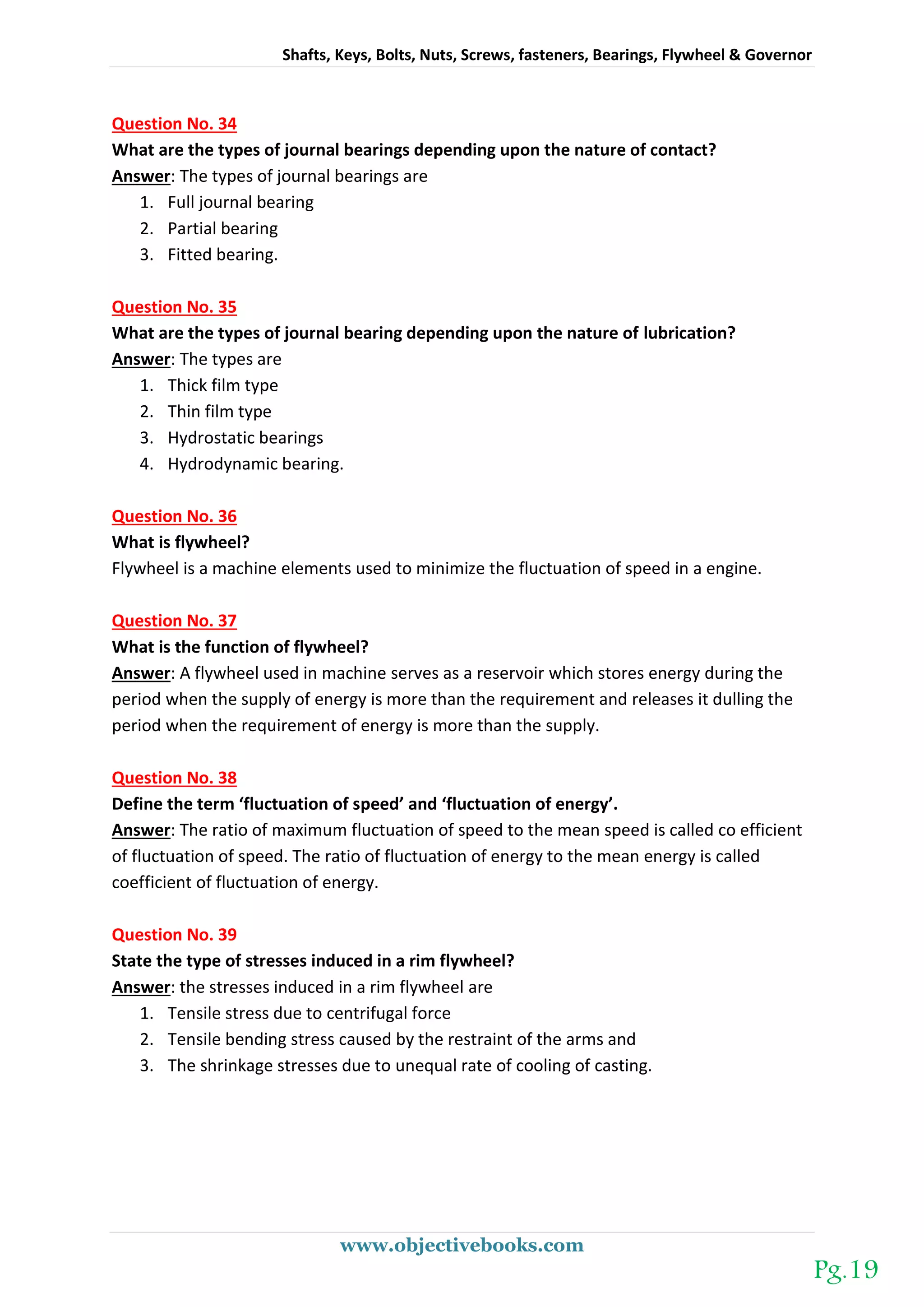 Technical Interview Mechanical Engineering Objective Book Pdf