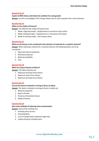 Technical interview mechanical engineering objective book | PDF