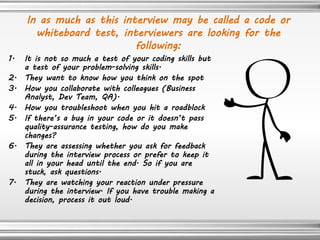 How to ace your technical interview | PPT