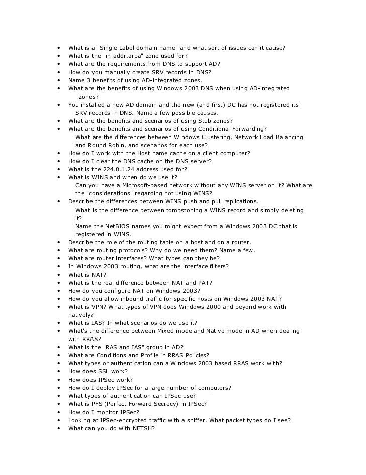 sysadmin interview questions