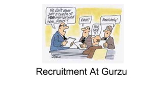 Recruitment At Gurzu
 