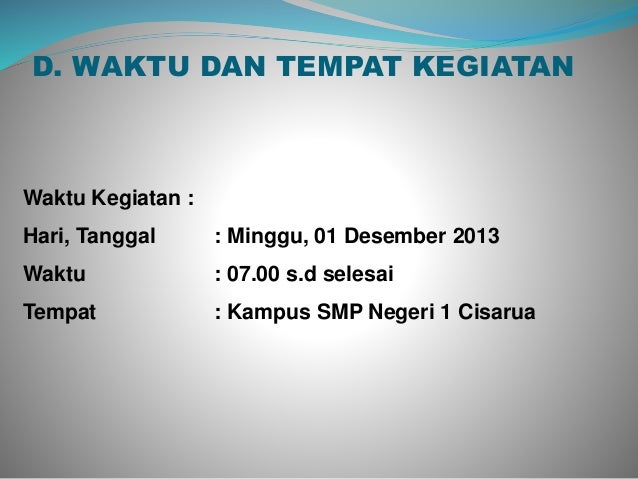 Technical Meeting Lomba Pramuka Llp