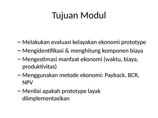 Technical Modul Technical Meeting Modul 5 Praktikum Capstone Design | PPTX