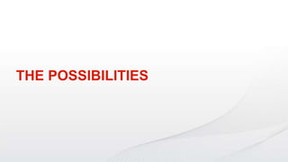 Copyright © 2016 DataCore Software Corp. – All Rights Reserved.
THE POSSIBILITIES
 