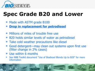 Technical overview of biodiesel | PPT