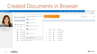 Technical Overview of Microsoft SharePoint Online - Presented by Atidan ...