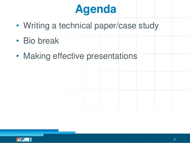 Writing technical paper