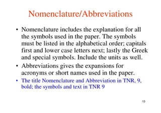 Technical Paper Writing