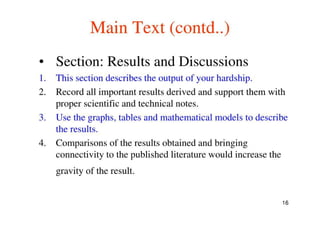 Technical Paper Writing