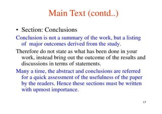 Technical Paper Writing