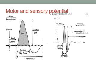 Motor and sensory potential
 
