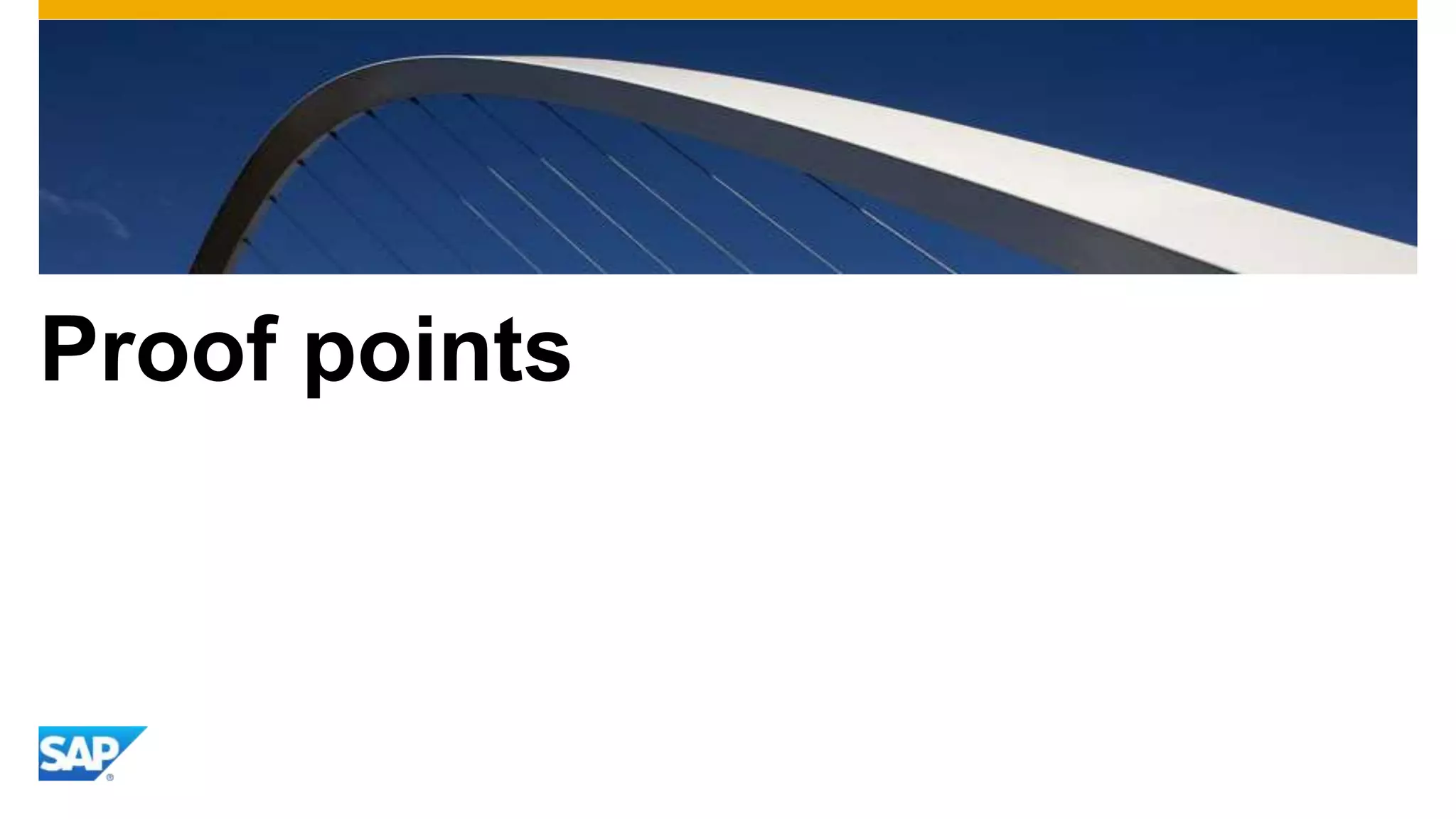 Proof points
 
