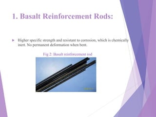 basalt rock fibre | PPTX