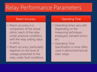 Technical presentation on protection distance protection | PPTX
