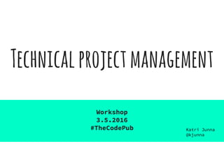 Technical Project Management Pdf Technical project management | PDF