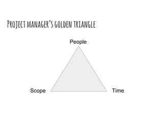 Program Management Golden Triangle Technical project management | PDF
