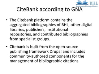 Bhl Technical Projects Updates