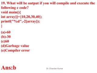 Technical questions for interview c programming | PPTX