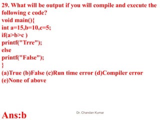 Technical questions for interview c programming | PPTX
