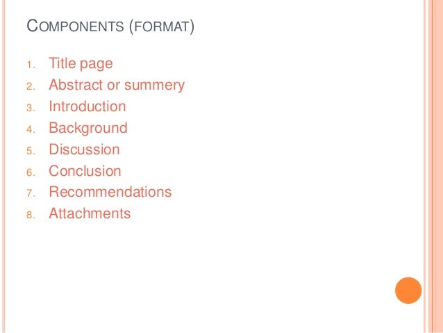 technical report title page