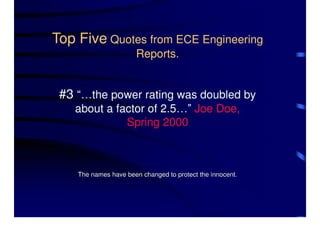 Technical Report Writing