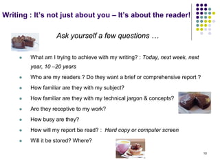 Technical Report Writing - Chocolate Cake K Christian