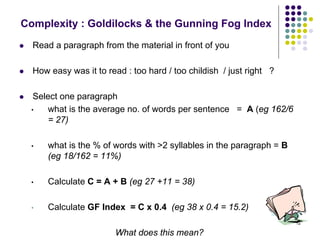 Technical Report Writing - Chocolate Cake K Christian