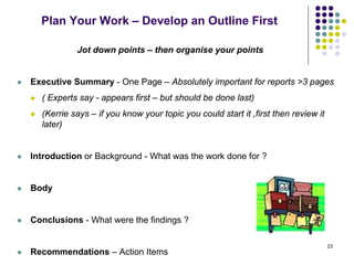 Technical Report Writing - Chocolate Cake K Christian