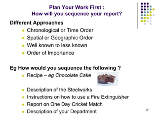 Technical Report Writing - Chocolate Cake K Christian