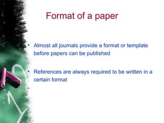 Technical research writing | PPT