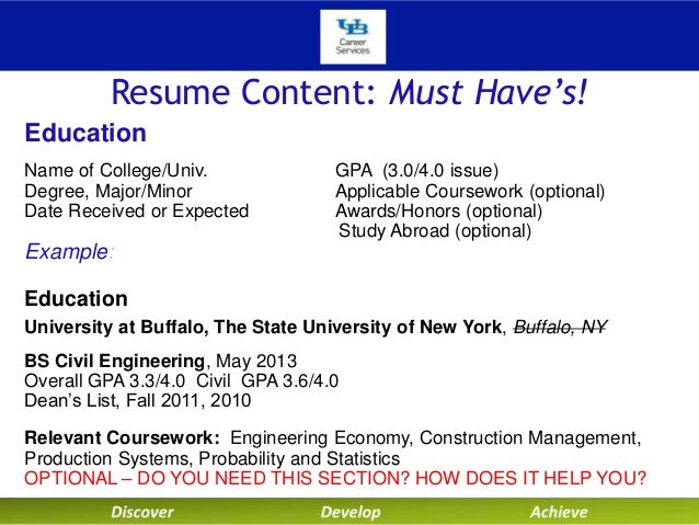do you put your gpa on a resumes