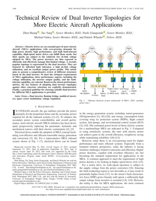 Different Inverter Topologies Chart.pdf Comprehensive Review of Dual Inverter Topologies for More Electric ...