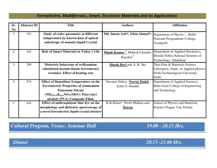 Technical Schedule Seems2010