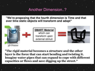 4d Printing with smart materials | PPTX