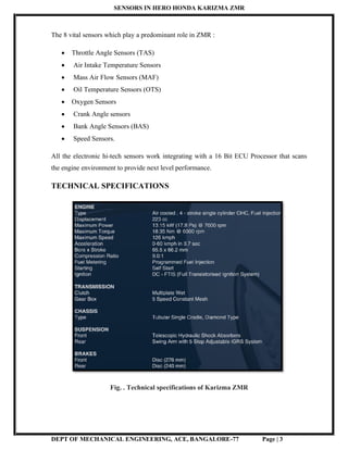 karizma zmr throttle body