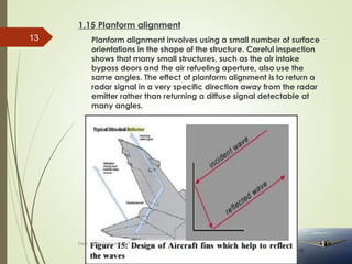 Technical seminar on STEALTH TECHNOLOGY IN AIRCRAFT | PPT