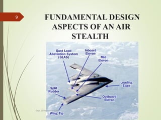 Technical seminar on STEALTH TECHNOLOGY IN AIRCRAFT | PPT