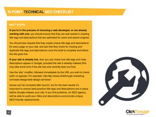 Technical SEO Best Practices | PDF