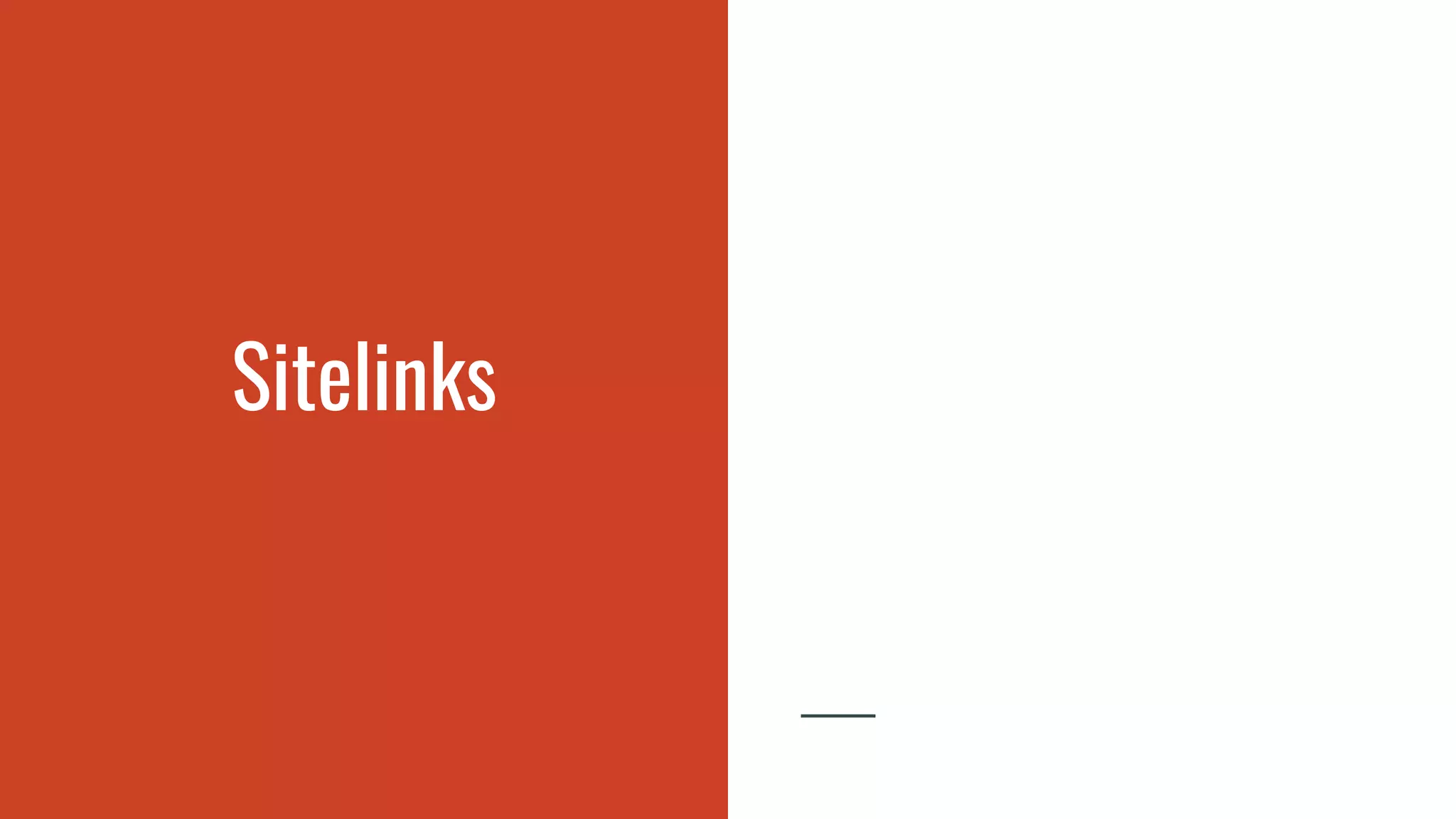 Sitelinks
 