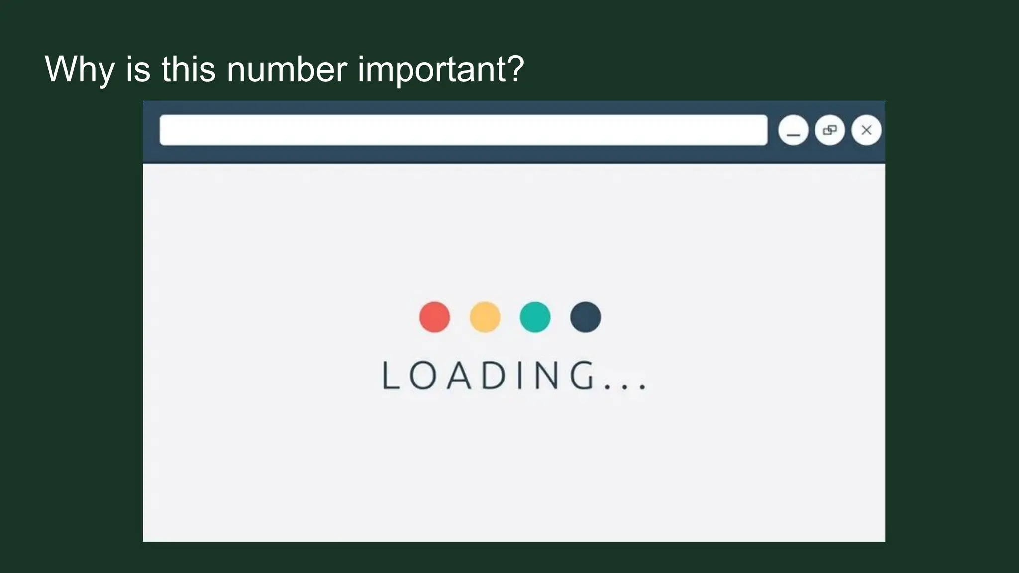 Why is this number important?
 