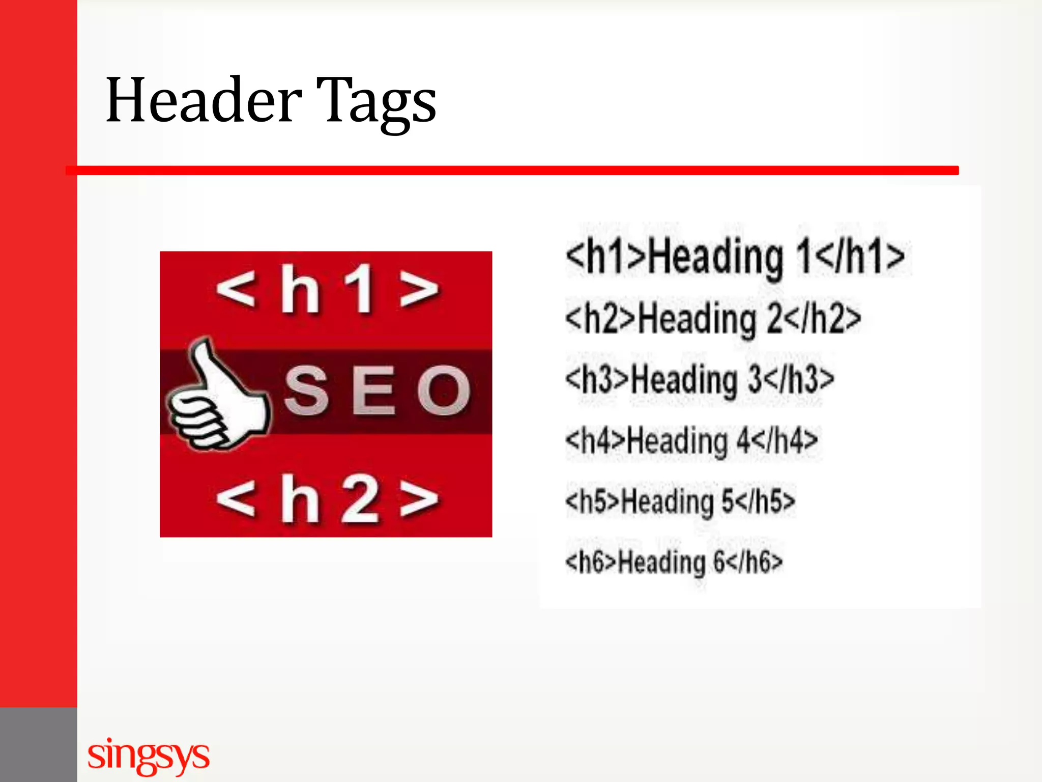Header Tags 