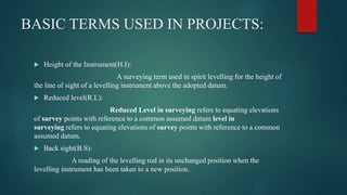PROJECTS ON SURVEYING | PPTX