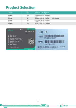 Technical Specification for SV900 – 5G Vehicle Gateway V3.0.pdf