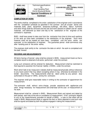 Technical specifications package a vol 1 | PDF