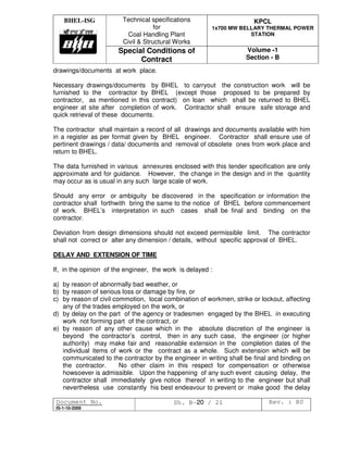 Technical specifications package a vol 1 | PDF