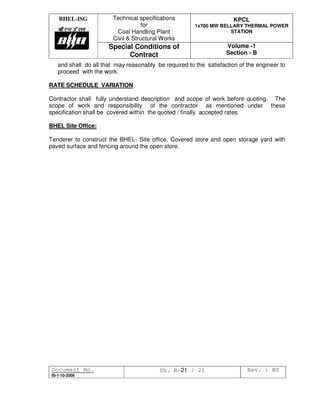 Technical specifications package a vol 1 | PDF