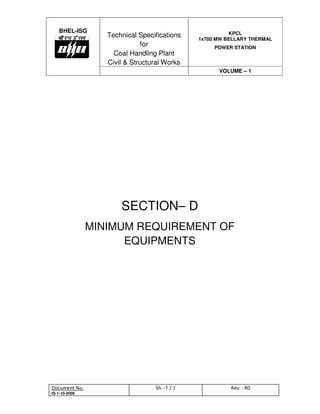 Technical specifications package a vol 1 | PDF